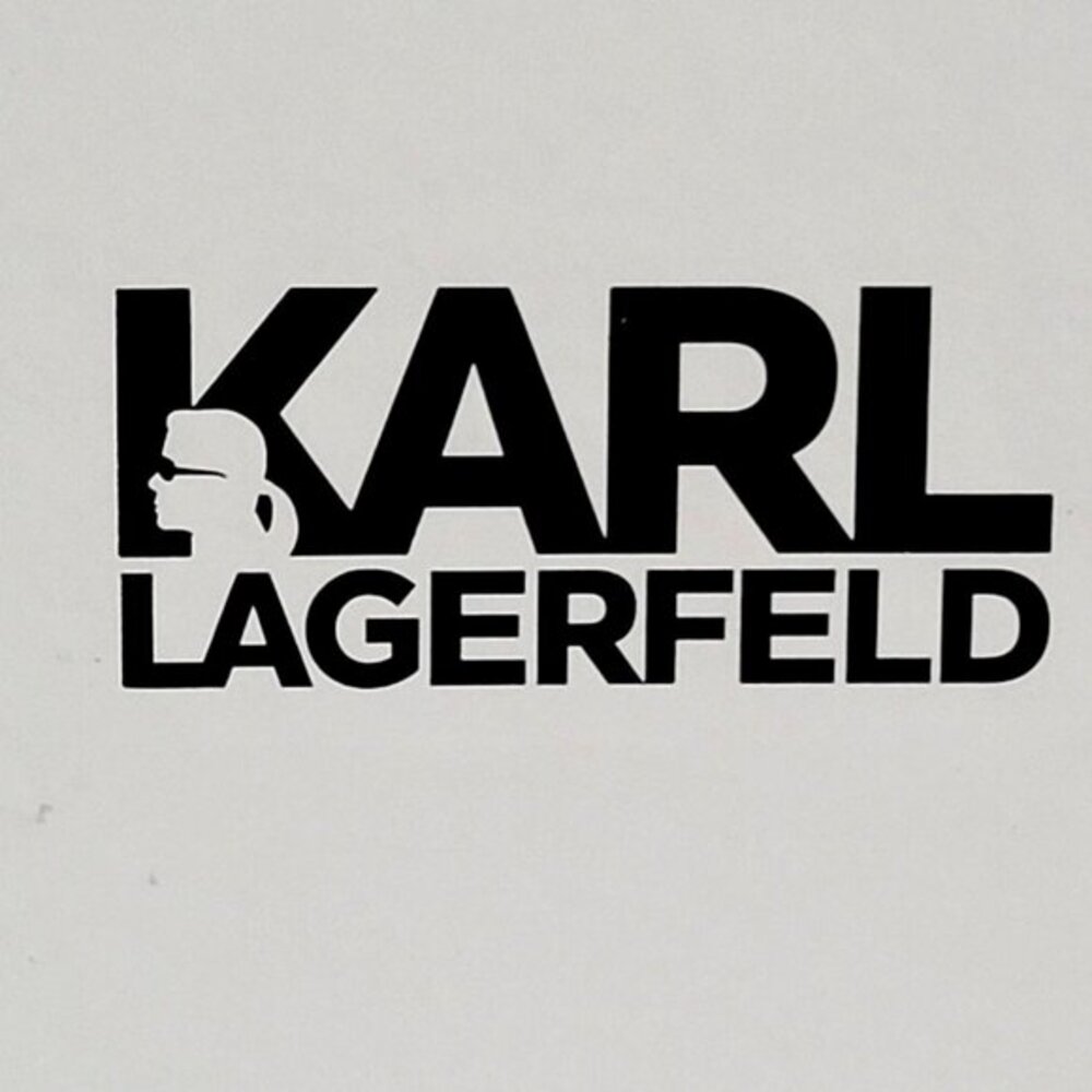 Karl Lagerfeld Signature White Decorative Storage Gift Box Ikonik Design Thank Y